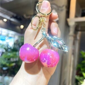 Pink Cherry Key Holder, NEW